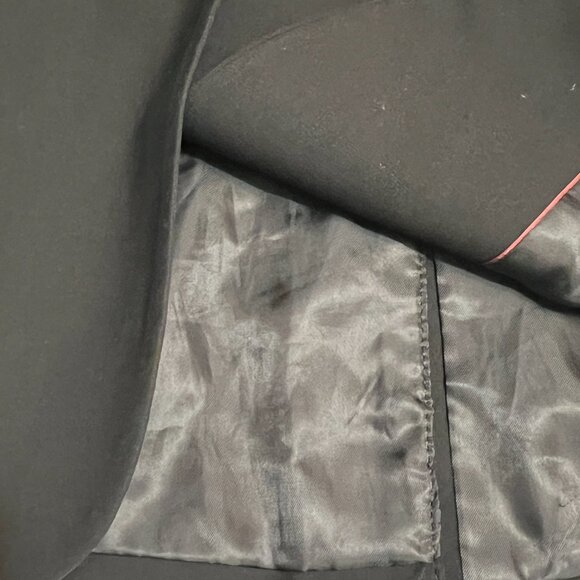 NWOT Van Heusen Women's Blazer Black Jacket Size M One Button Work Career Lined - Picture 6 of 11
